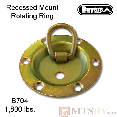 Buyers Products Company 5/8 dia 3x3in D-Rings with Brackets