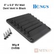 Hengs Industries 5" x 5.5" RV Wall Dent Vent - Black - DV55B