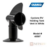 Camco Cyclone RV Holding Tank Vent in Black - 40597