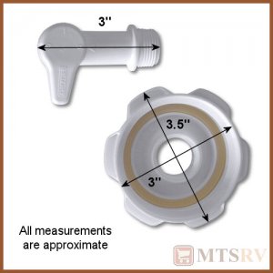 Reliance Replacement Spigot Assembly in Polar White - 7210